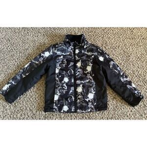Faded Glory Boys Black reversible jacket size 6/7‎